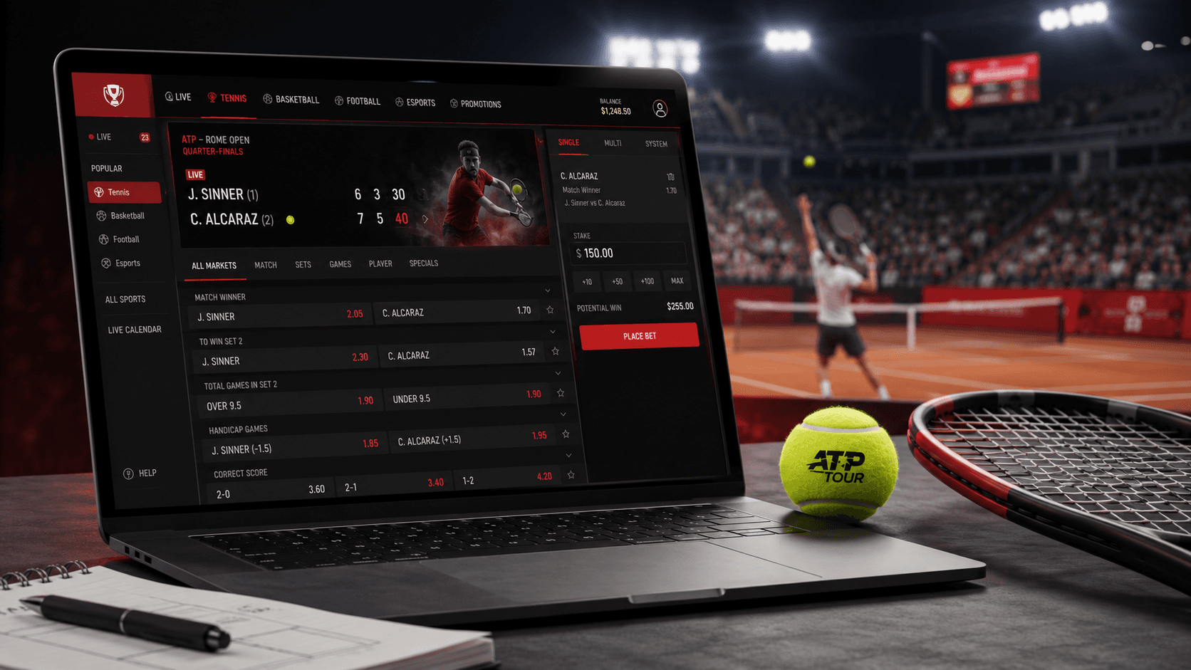5 cosas que debes saber antes de apostar en tenis online